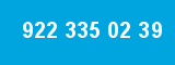 922 335 02 39 922 335 02 39